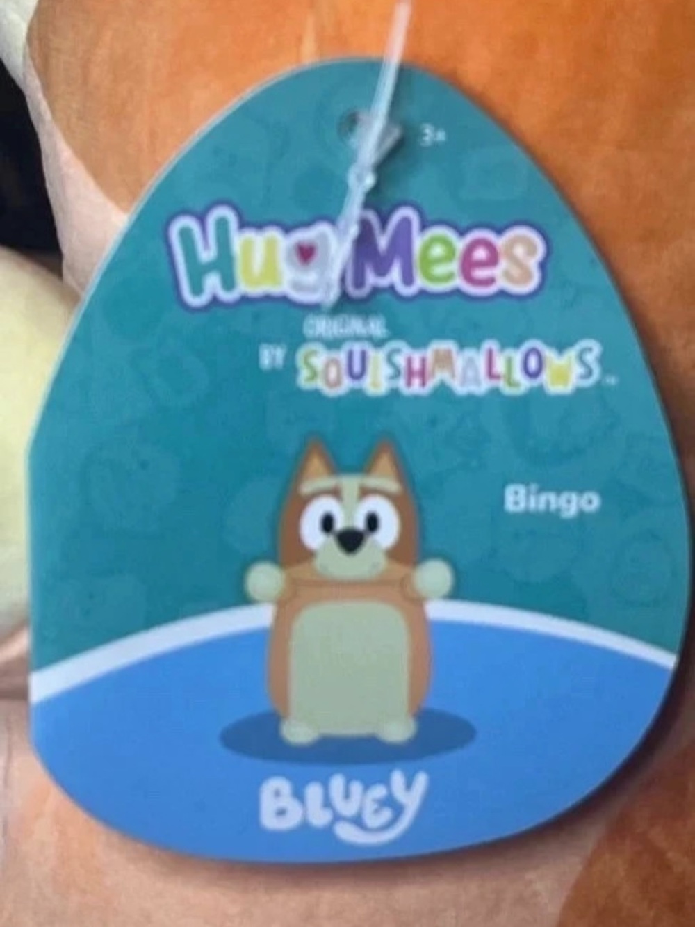 Bingo 11” HugMees by Squishmallows Plush from Disney Store - Bluey - Picture 2 of 6